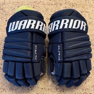 Warrior QX4 hockey gloves jr. 12”